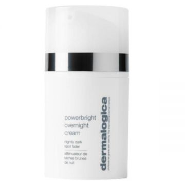 Cremă hrănitoare de noapte Dermalogica, PowerBright, Vitamina C, Anti-pete &icirc;ntunecate, 50 ml