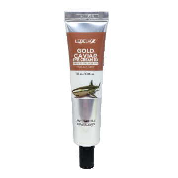 Crema pentru conturul ochilor cu Extract de Caviar si Centella Asiatica Gold Caviar, 40ml Lebelage