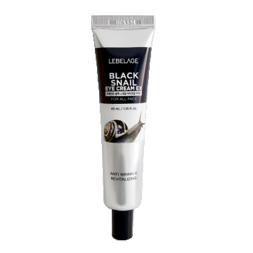 Crema pentru conturul ochilor cu Extract de melc si Centella Asiatica Black Snail, 40ml, Lebelage