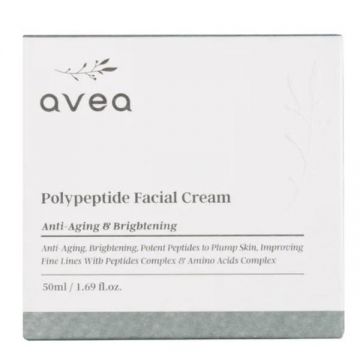 Crema pentru Fata cu Polipeptide, cu Efect Anti-Aging & Iluminare - Avea Polypeptide Facial Cream, 50 ml