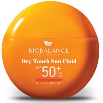Fluid cu Protectie Solara Matifianta - Bio Balance Dry Touch Sun Fluid Protection SPF 50+, UVA, UVB, PA++++ Blue Light, 40 ml