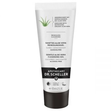 Gel de Curatare Delicat cu Aloe Vera - Dr. Scheller Gentle Aloe Vera Cleasing Gel, 125 ml