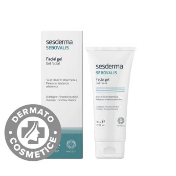 Gel de fata Sebovalis, 50ml, Sesderma