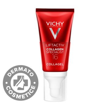 Gel pentru iluminarea si hidratarea tenului Liftactiv Collagen Specialist 16, 50ml, Vichy