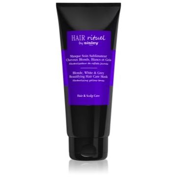 Hair Rituel by Sisley Blonde, White & Grey Beautifying Hair Care Mask Masca de par neutralizarea subtonurilor de alamă