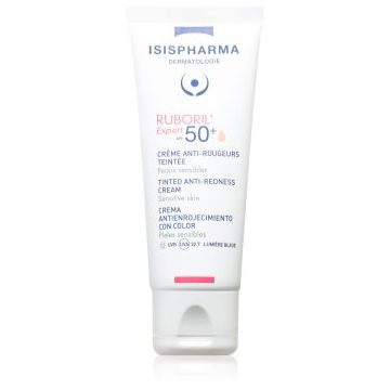 ISISPHARMA Ruboril Expert SPF 50+ cremă hidratantă nuanțatoare pentru piele sensibila cu tendinte de inrosire