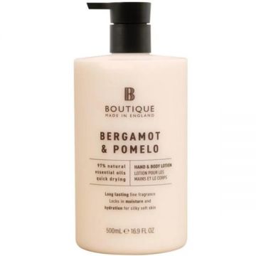 Lotiune pentru Corp si Main cu Parfum de Bergomata si Pomelo - Boutique Hand & Body Lotion, 500 ml