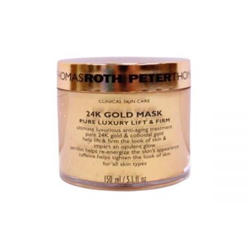Masca de fata Peter Thomas Roth, 24K Gold Pure, Ridicați și &icirc;ntăriți, 150 ml
