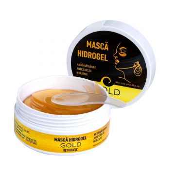 Masca pentru ochi hydrogel gold, 60 bucati, Beyoutiful