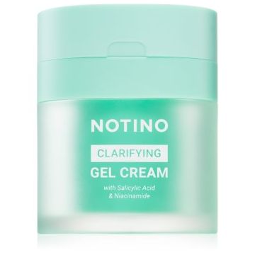 Notino Clarifying Gel Cream with Salicylic Acid and Niacinamide gel crema restorativ pentru curatare delicata cu acid salicilic