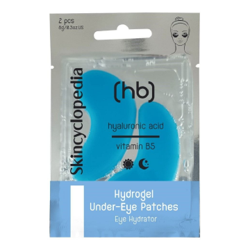 Patches hidrogel pentru conturul ochilor cu Acid hialuronic, 2 bucati, Skincyclopedia