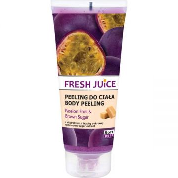 Peeling Corporal cu Extracte de Fructul Pasiunii si Zahar Brun Fresh Juice, 200ml