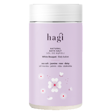 Sare de baie White Bouquet, 480g, Hagi