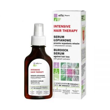 Ser Intensiv pentru Stimularea Cresterii Parului cu Brusture Elfa Pharm, 100ml