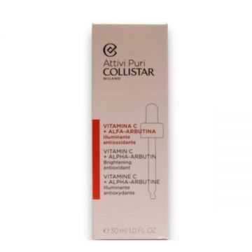 Ser pentru fata Collistar, Pure Actives, Alfa-Arbutin, Ilumin&acirc;nd, 30 ml