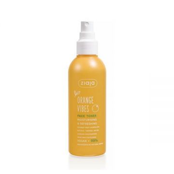 SHORT LIFE - Lotiune Tonica - Ziaja Orange Vibes Face Toner Moisturising & Refreshing, 190 ml