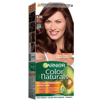 Vopsea de par permanenta Color Naturals 5.25 Saten Mahon Deschis, 112ml, Garnier