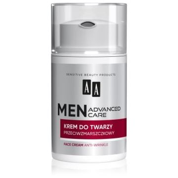 AA Cosmetics Men Advanced Care crema pentru restabilirea elasticitatii si fermitatii pielii mature 40+