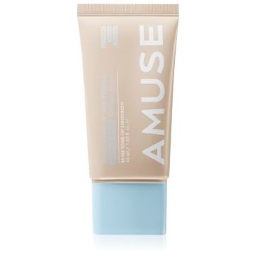 AMUSE Beige Tone-Up 365 Vegan Sunscreen fluid pentru tonifierea bronzului pentru uniformizarea nuantei tenului