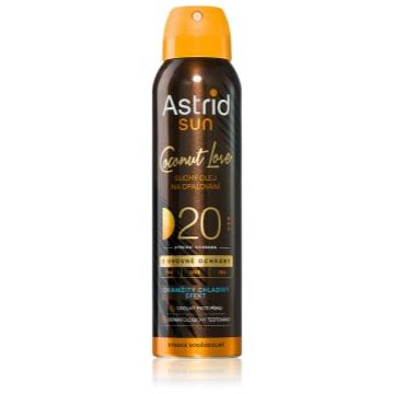 Astrid Sun Coconut Love ulei de bronzat pentru piele uscata SPF 20