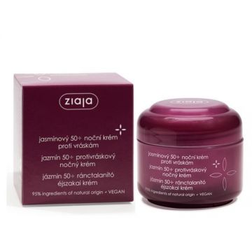 Crema de fata de noapte cu iasomie 50+ Ziaja 50 ml