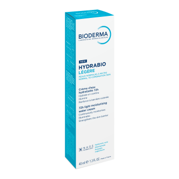 Crema de fata pe baza de apa Hydrabio Legere, 40 ml, Bioderma
