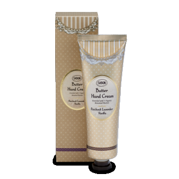 Crema de maini Patchouli Lavender Vanilla, 75ml, Sabon