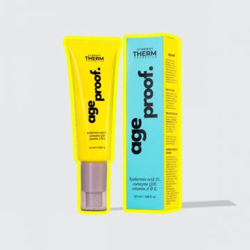 Cremă față antirid, Age-Proof, cu Coenzima Q10, Acid Hialuronic, Vitamina A, Hydromanil și Ulei de Avocado