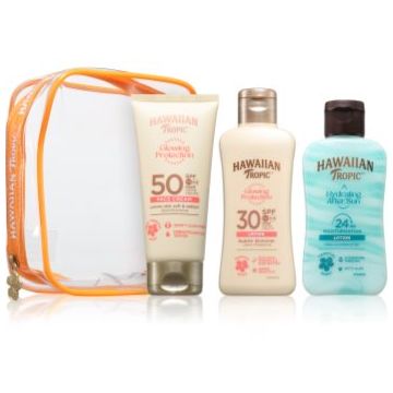 Hawaiian Tropic Glowing Protection Trio Seturi pentru voiaj plaja