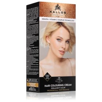 Kallos Glow Lasting Cream Colour Culoare permanenta pentru par