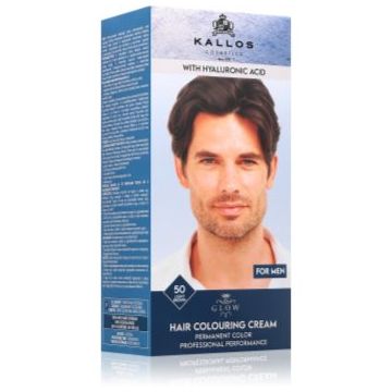 Kallos Glow Lasting Cream Colour Culoare permanenta pentru par pentru barbati
