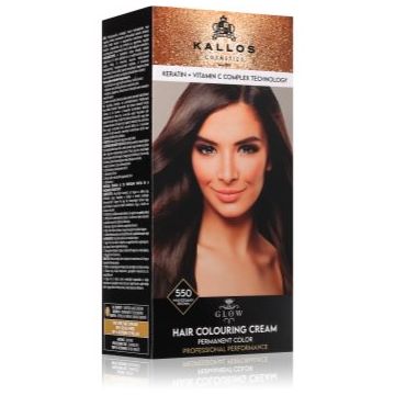 Kallos Glow Lasting Cream Colour Culoare permanenta pentru par