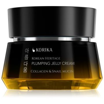 KORIKA Korean Heritage Collagen & Snail Mucin Plumping Jelly Cream crema pentru reintinerire cu colagen