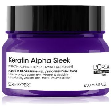 L’Oréal Professionnel Serie Expert Keratin Alpha Sleek masca hranitoare pentru un aspect neted al părului