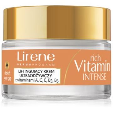 Lirene Rich Vitamin Intense 50+ cremă de zi cu efect de fermitate și de lifting SPF 20