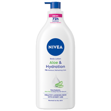 Lotiune de corp hidratanta cu aloe vera, 625ml, Nivea