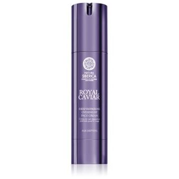 Natura Siberica Royal Caviar crema regeneratoare de noapte cu caviar