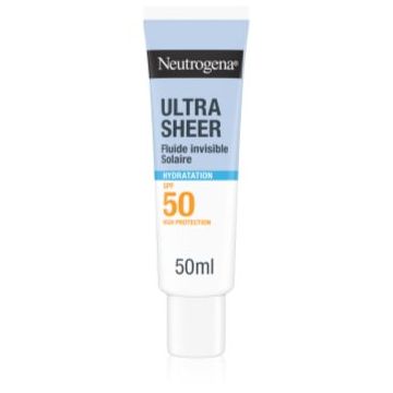 Neutrogena Ultra Sheer Hydratation fluid cu o consistenta usoara SPF 50
