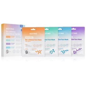 Notino Bio-cellulose Face Mask Trial Set set de măști textile