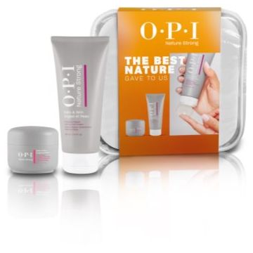 OPI Nature Strong Nails&Skin set cadou pentru unghii și cuticule