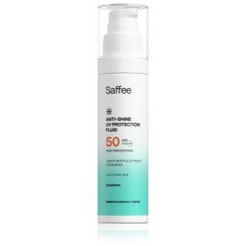 Saffee ClearDerm Anti-shine UV Protection Fluid SPF 50 protective fluid pentru tenul gras, predispus la acnee