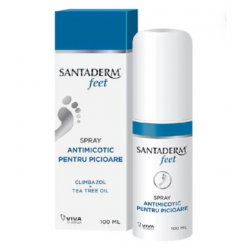 Santaderm 4feet Spray antimicotic pentru picioare 100 ml