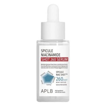 Ser facial cu Spicule Niacinamide Shot 260, 40ml, APLB