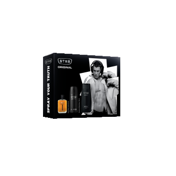 Set Lotiune dupa ras 50ml + Deodorant spray pentru corp 150ml + Gel de dus 250ml Original, 1 bucata, STR8