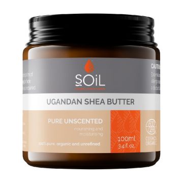 SOiL Unt Shea Fair Trade, Pur, Inodor, Organic ECOCERT, 100ml