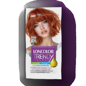 Vopsea de par semi-permanenta Trendy Colors A43, 50ml, Loncolor