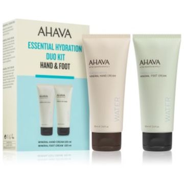 AHAVA Dead Sea Water Essential Hydration Duo Kit Hand & Foot set pentru maini si picioare