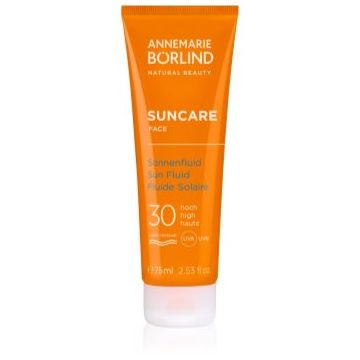 ANNEMARIE BÖRLIND SUNCARE fluid piele plaja