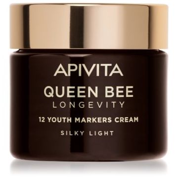 Apivita Queen Bee Longevity crema cu textura usoara pentru fermitatea pielii