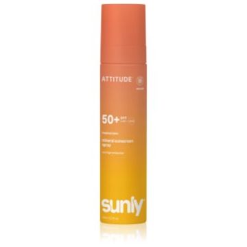 Attitude Sunly Tropical Coco spray autobronzant cu minerale SPF 50+